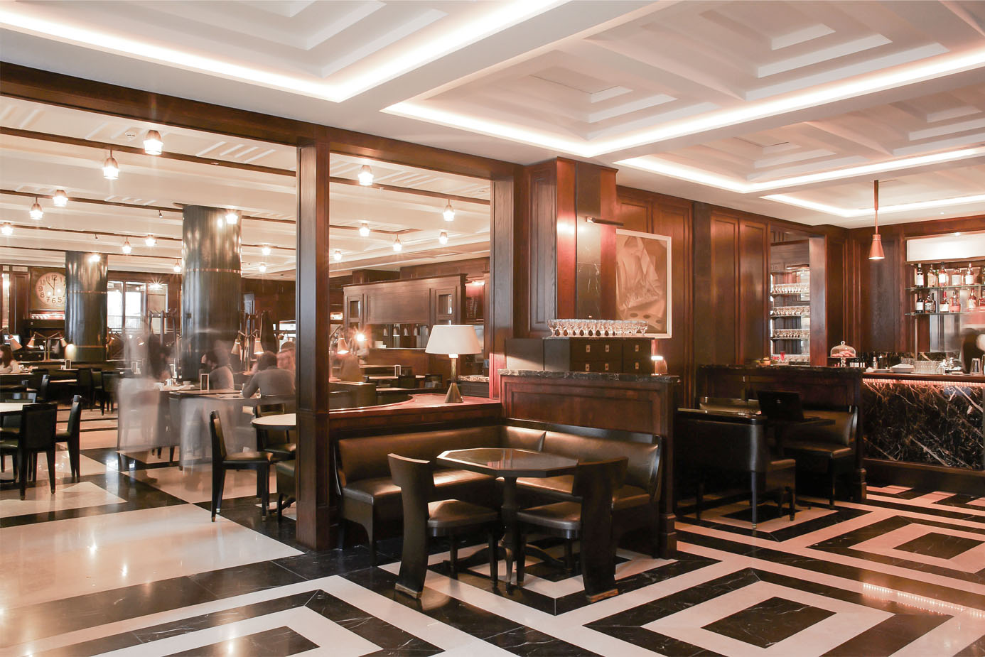 The Delaunay Restaurant in London designed by David Collins Studio